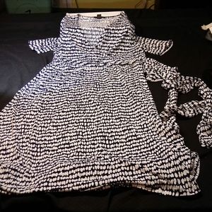 Josephine spandex dress w belt L